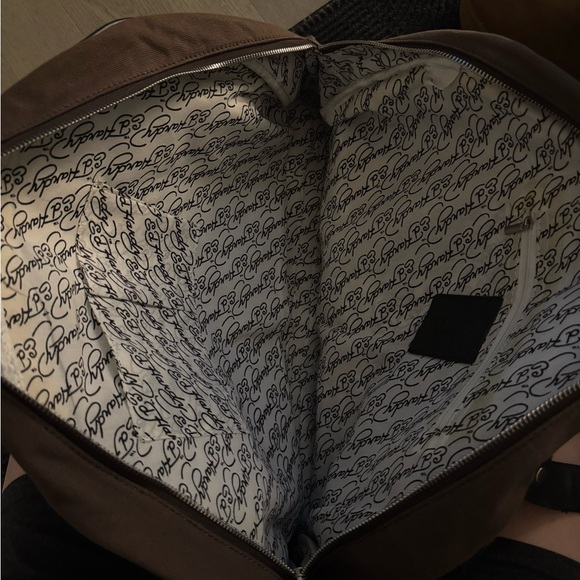 Ed Hardy Brown Travel Bag with Black Accents - Picture 3 of 3